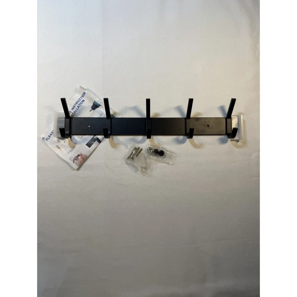 Wall Mount Towel Rack 15 Inch w/ Screws Anchors And Washers‎ Open Box